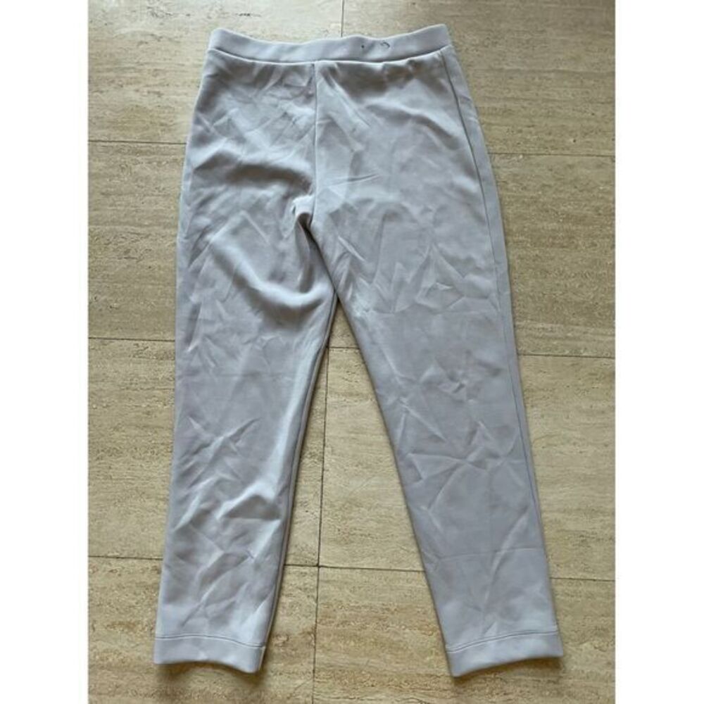 Dalia Light Gray Elastic Waist Casual Pants Comfortable Loungewear Bottoms M